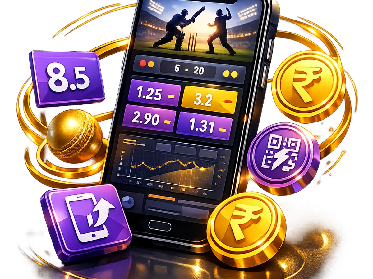 Cricbet99 Cricket Exchange App 3D Interface